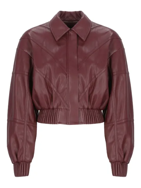 ROTATE BIRGER CHRISTENSEN panelled zip-front fitted jacket