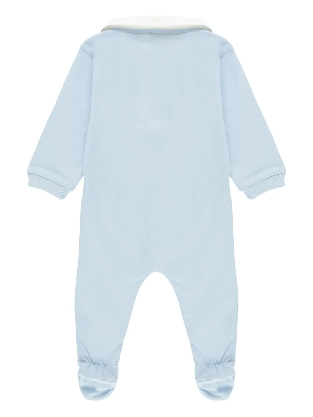 Moschino Kids logo-print romper - Blauw