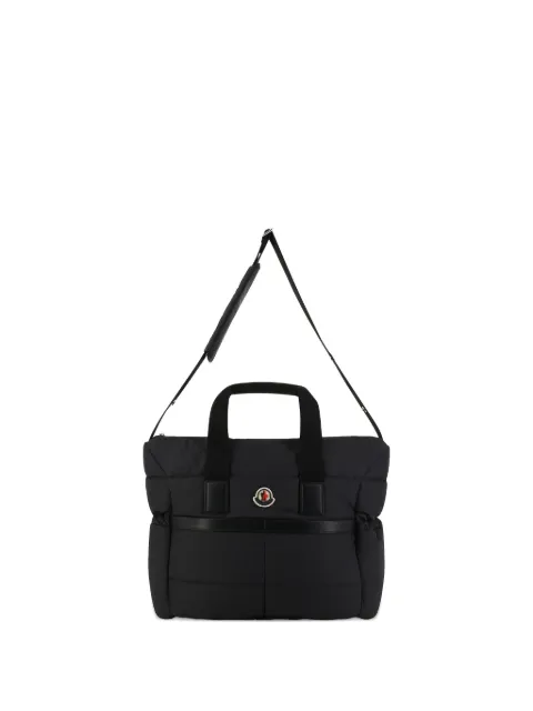Moncler Enfant bolsa de hombro capitonada