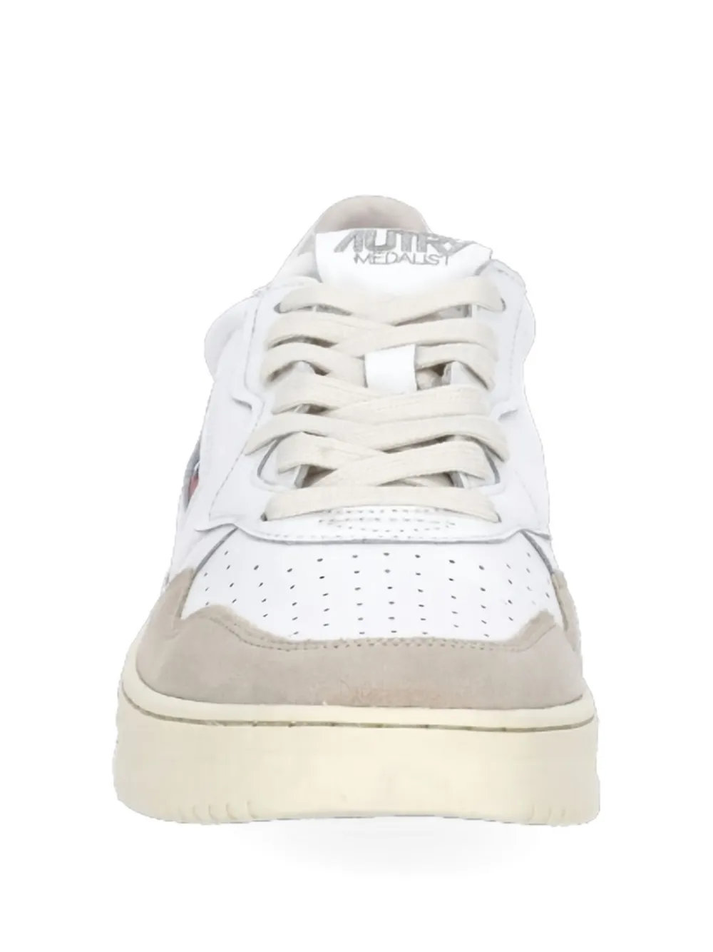 Autry leather suede sneakers White