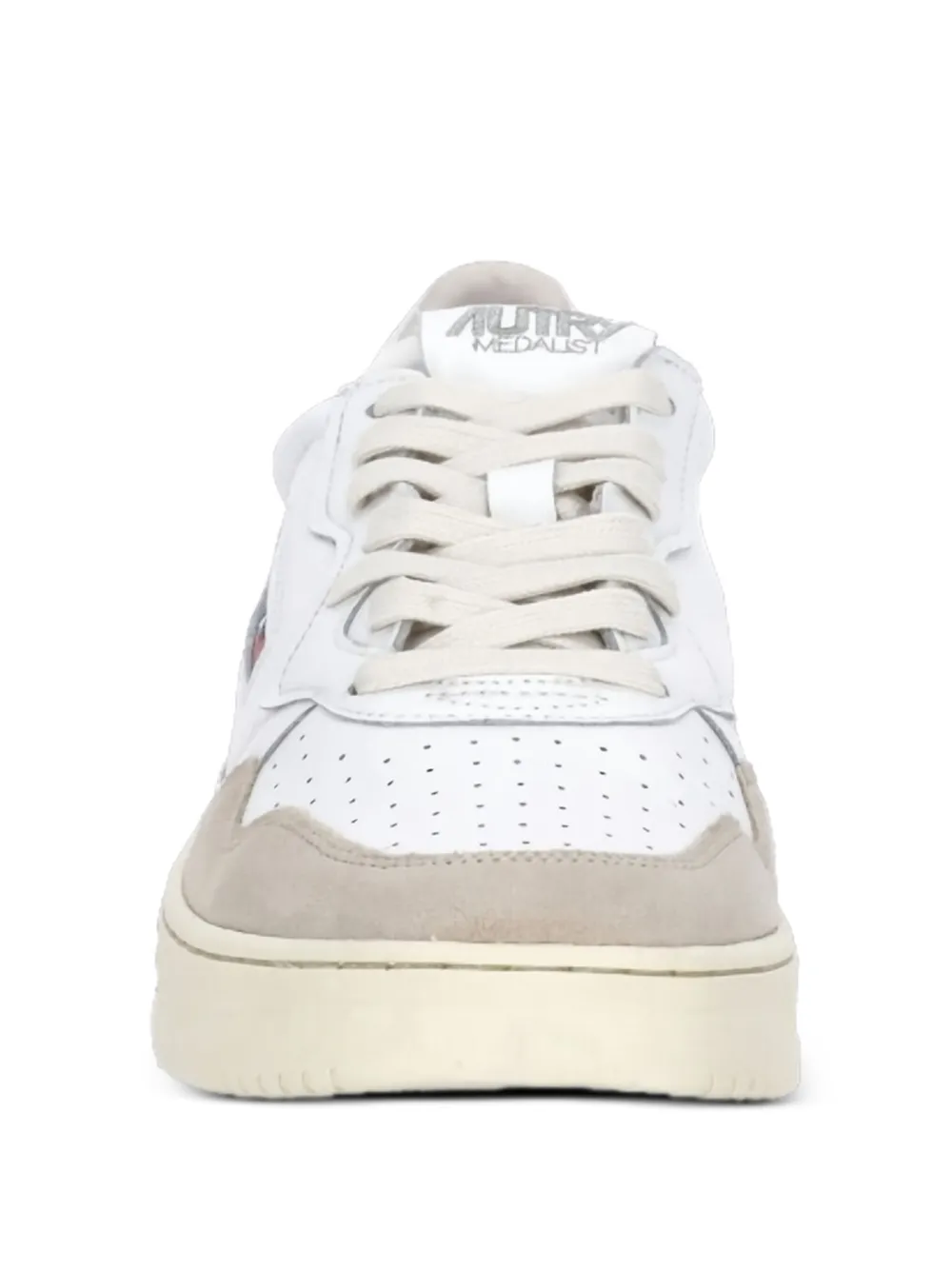 Autry leather suede sneakers White