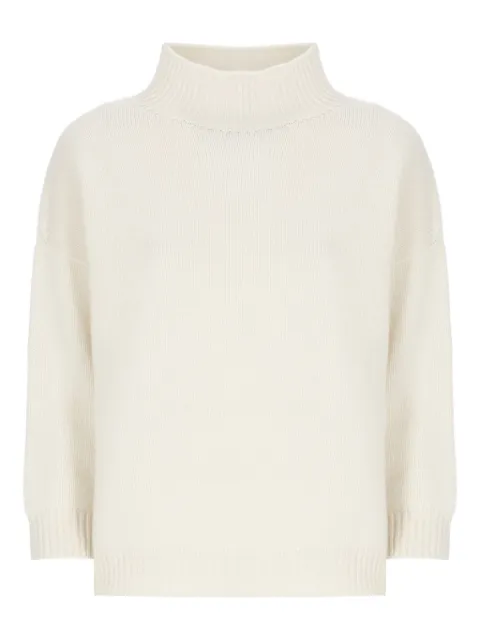 Vanisè high-neck ribbed-trim sweater