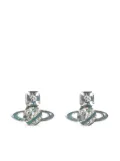 Vivienne Westwood orb crystal earrings - Silver