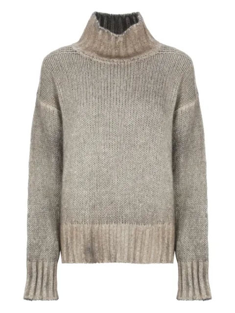 Avant Toi high-neck ribbed-trim sweater