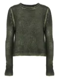 Avant Toi crew-neck sweater - Green