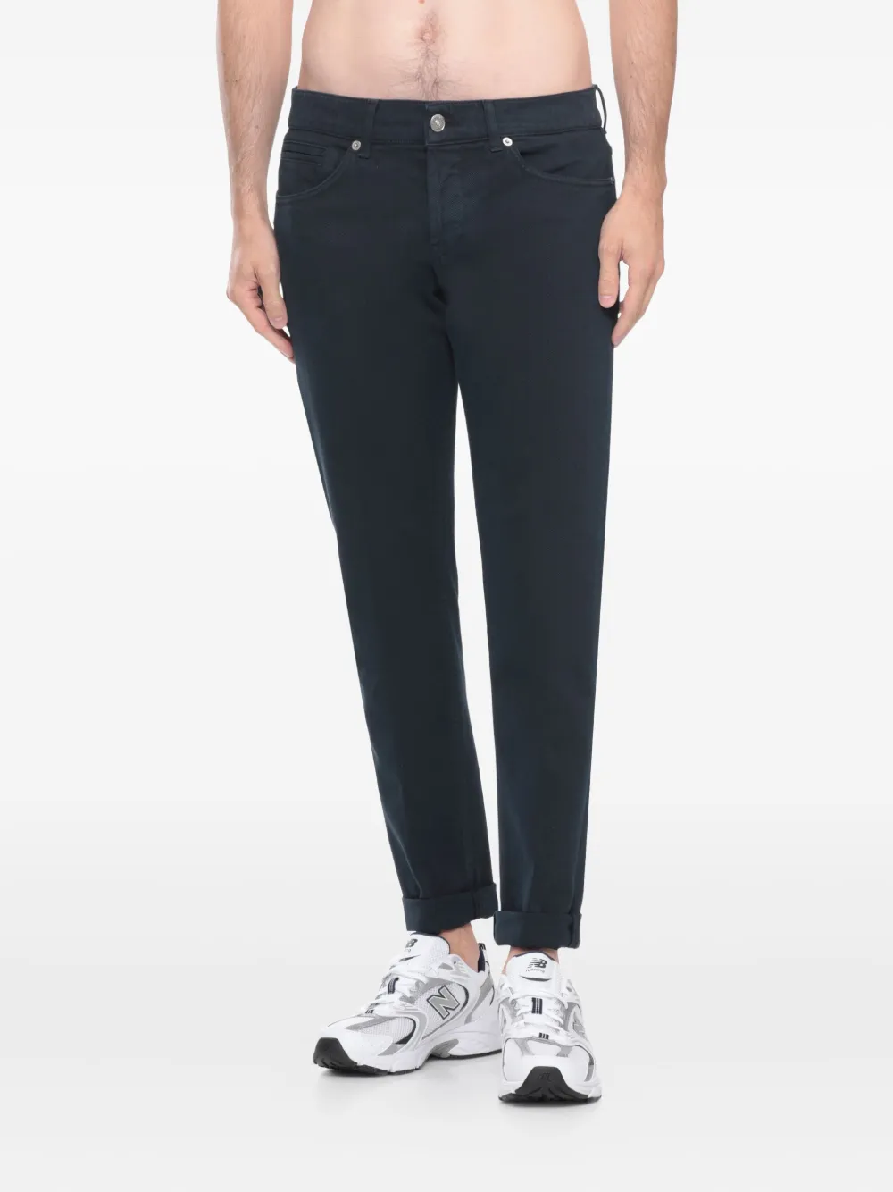 DONDUP Broek met vijf zakken Blauw