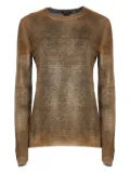 Avant Toi crew-neck sweater - Brown