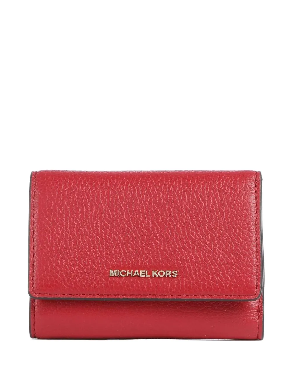 Michael Michael Kors Bryant Medium Leather Wallet In Red