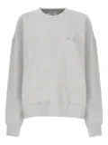 The Attico embroidered crew-neck sweatshirt - Grey