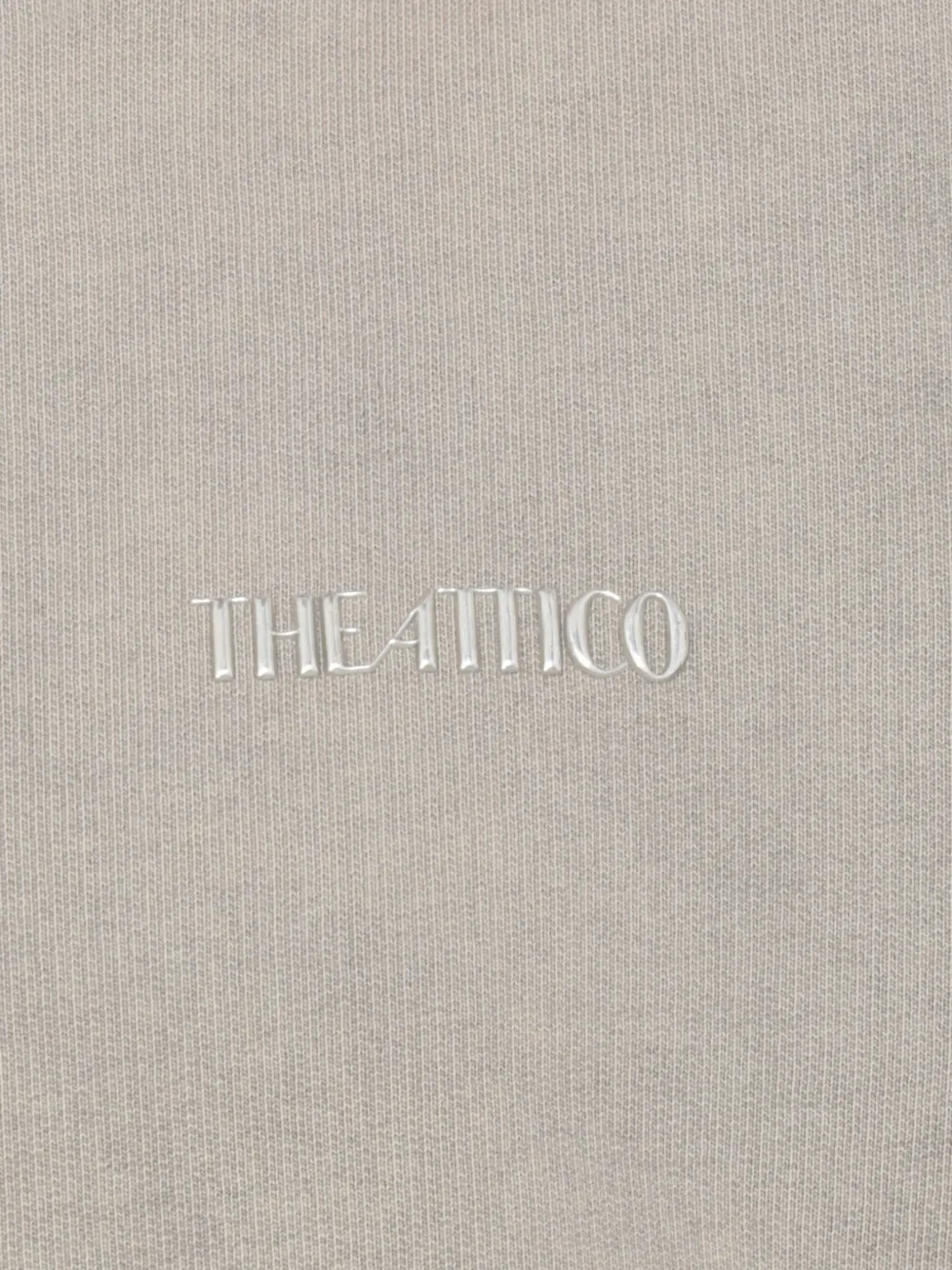 The Attico Sweater met geborduurd logo Beige