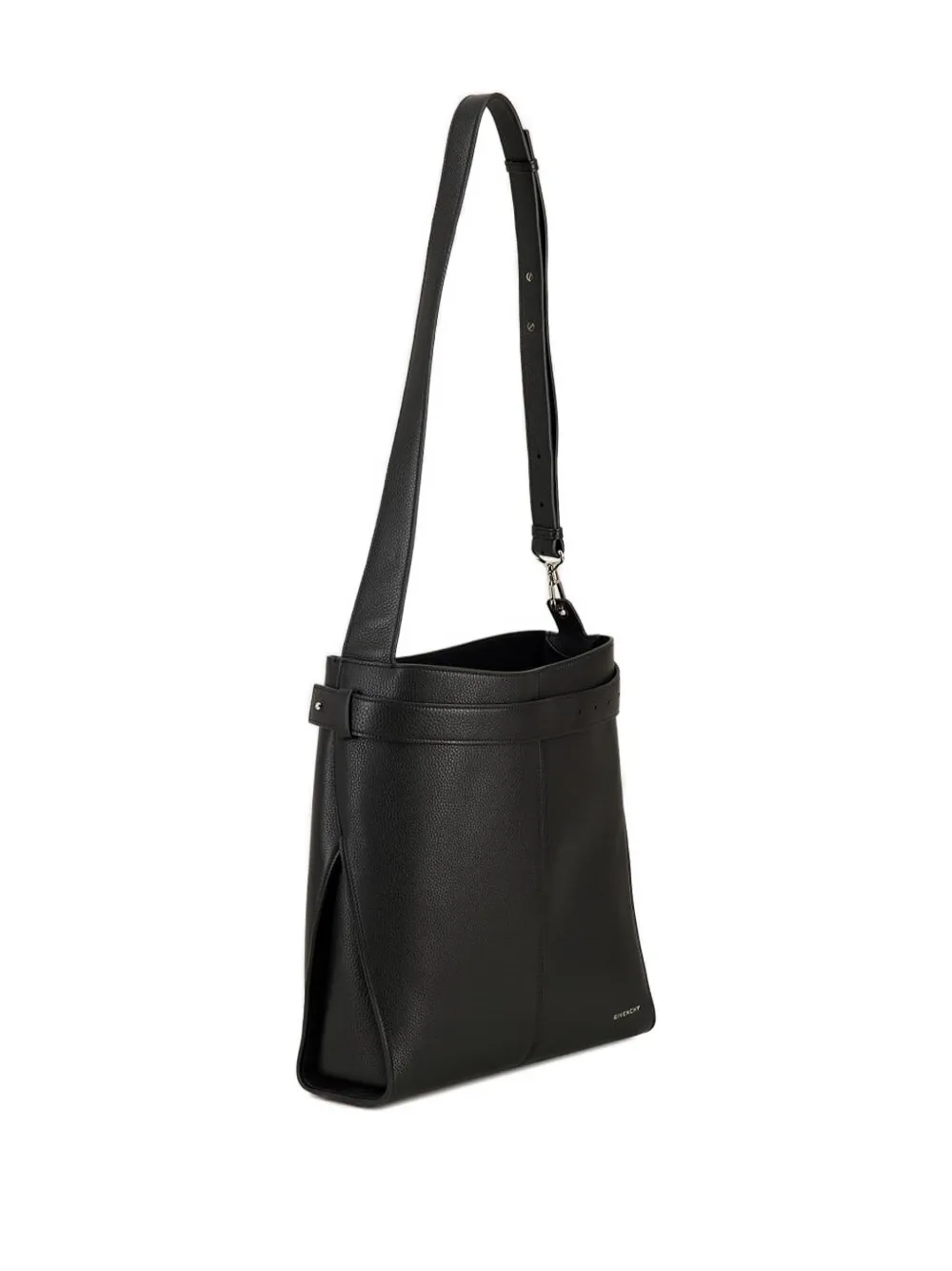 Givenchy medium belted grained-leather shoulder bag - Zwart