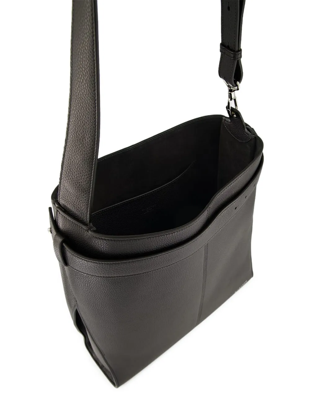 Givenchy Medium schoudertas van bewerkt leer met riem Zwart