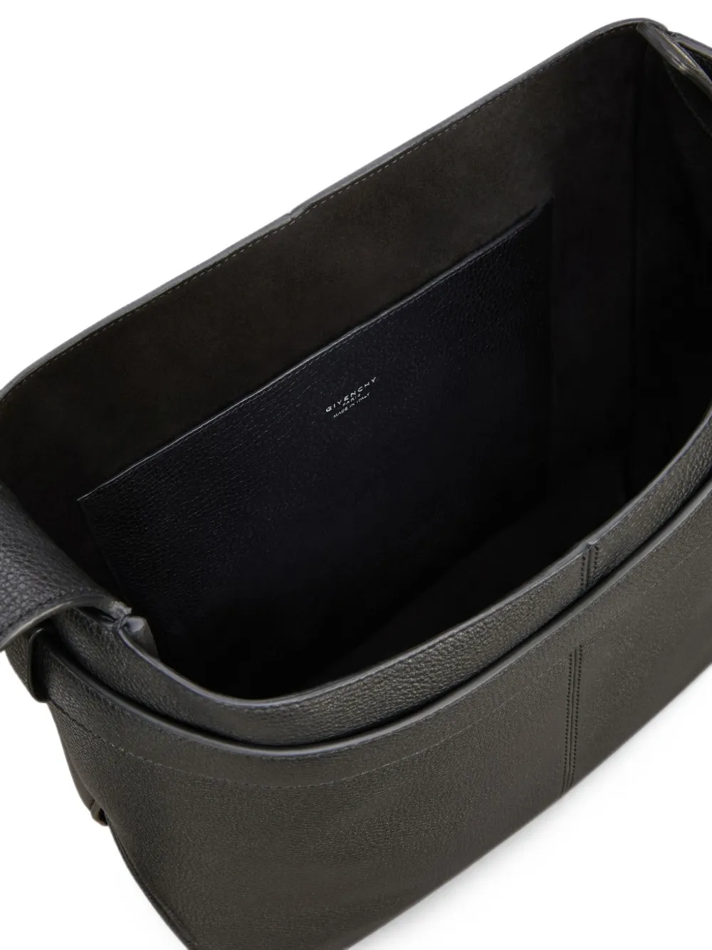 Givenchy Medium schoudertas van bewerkt leer met ceintuur Zwart