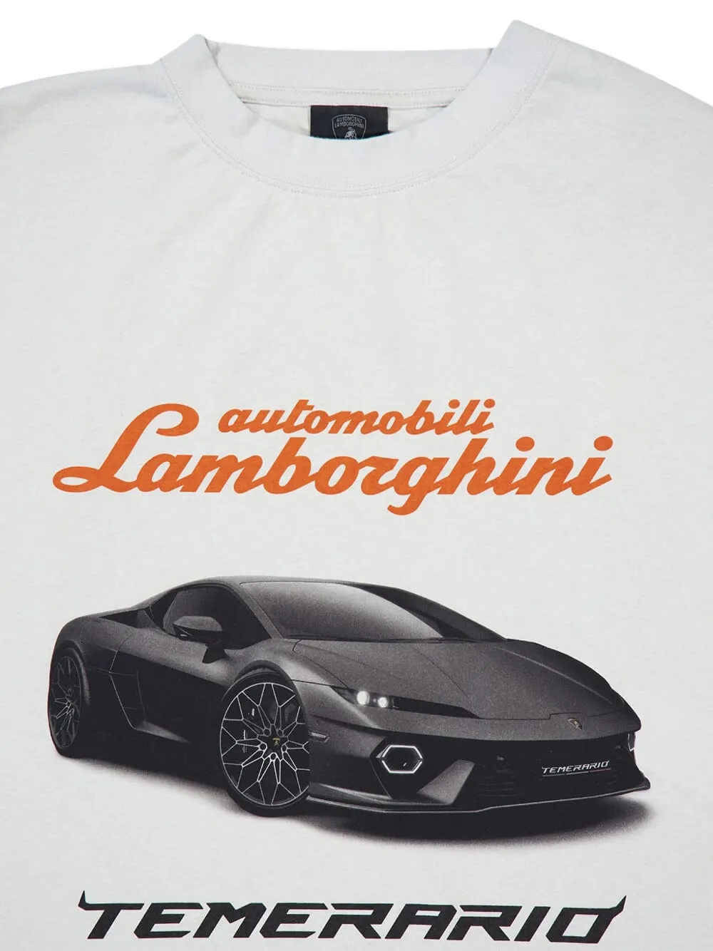 Balenciaga T-shirt met Lamborghini-print Grijs