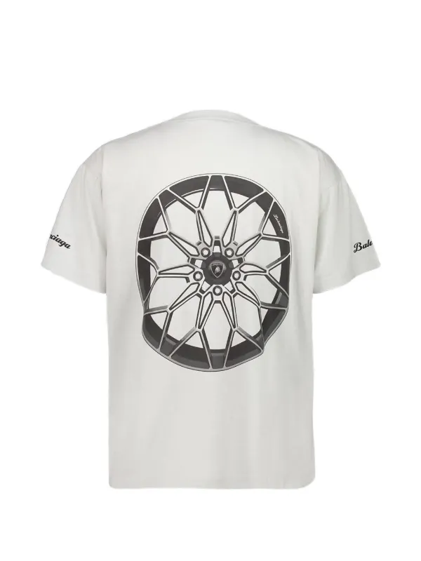 Balenciaga Lamborghini-print T-shirt | Grey | FARFETCH