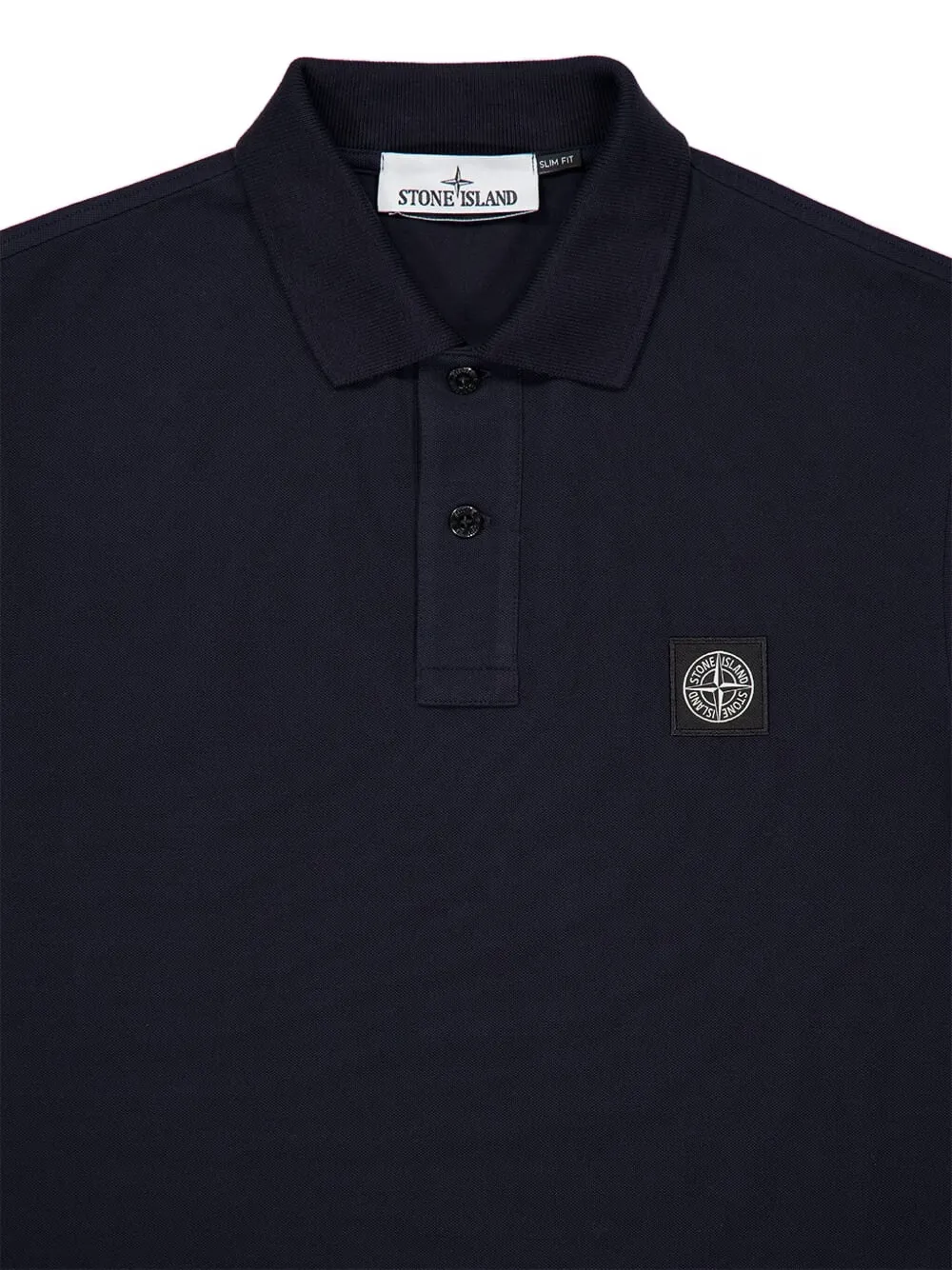 Stone Island Poloshirt met logopatch en korte mouwen Blauw