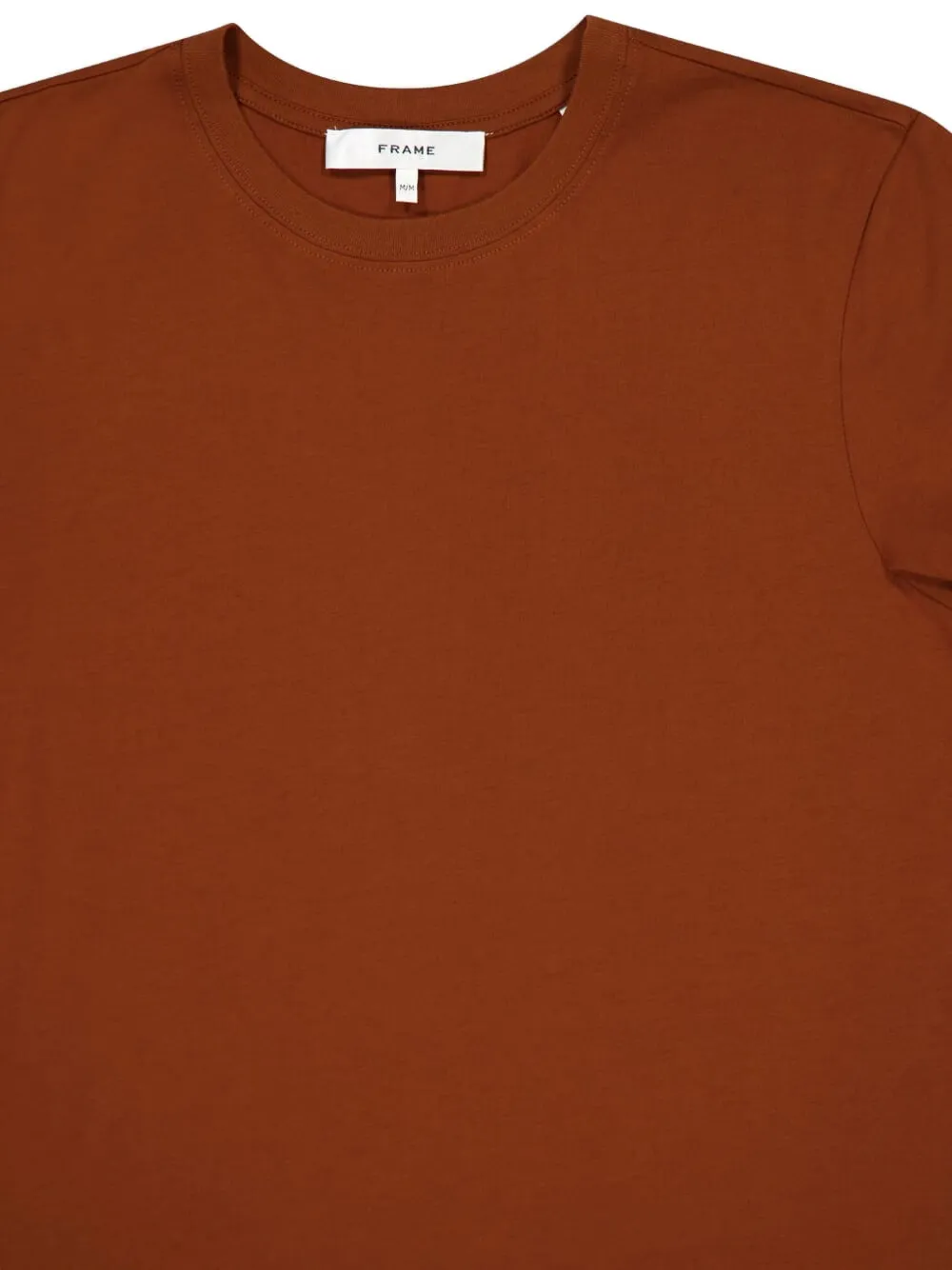 Frame Short-sleeve Cotton T-shirt In Brown