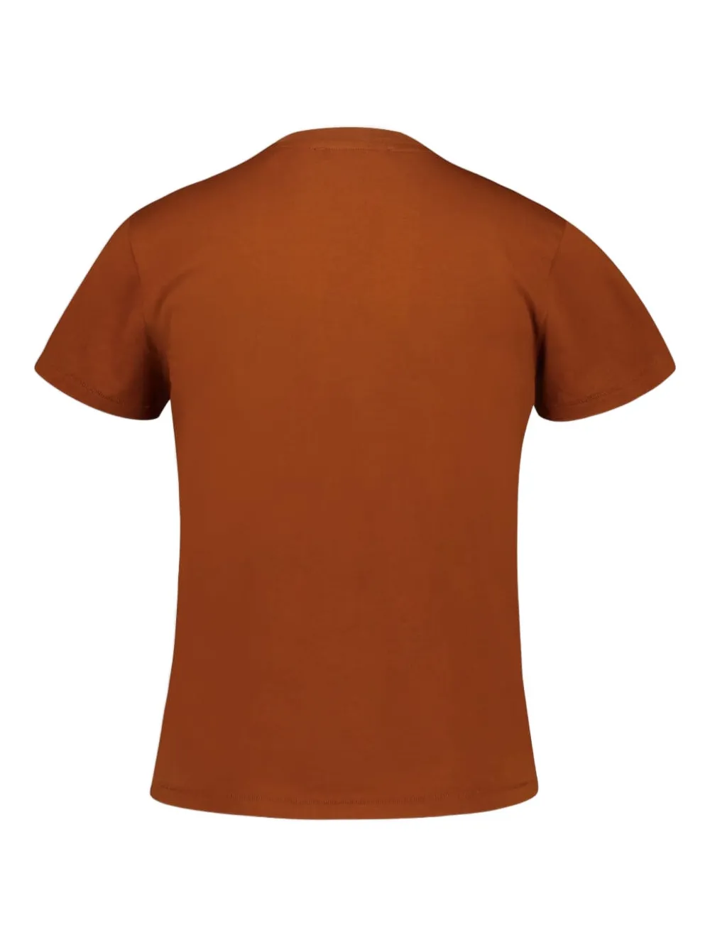 Frame Short-sleeve Cotton T-shirt In Brown