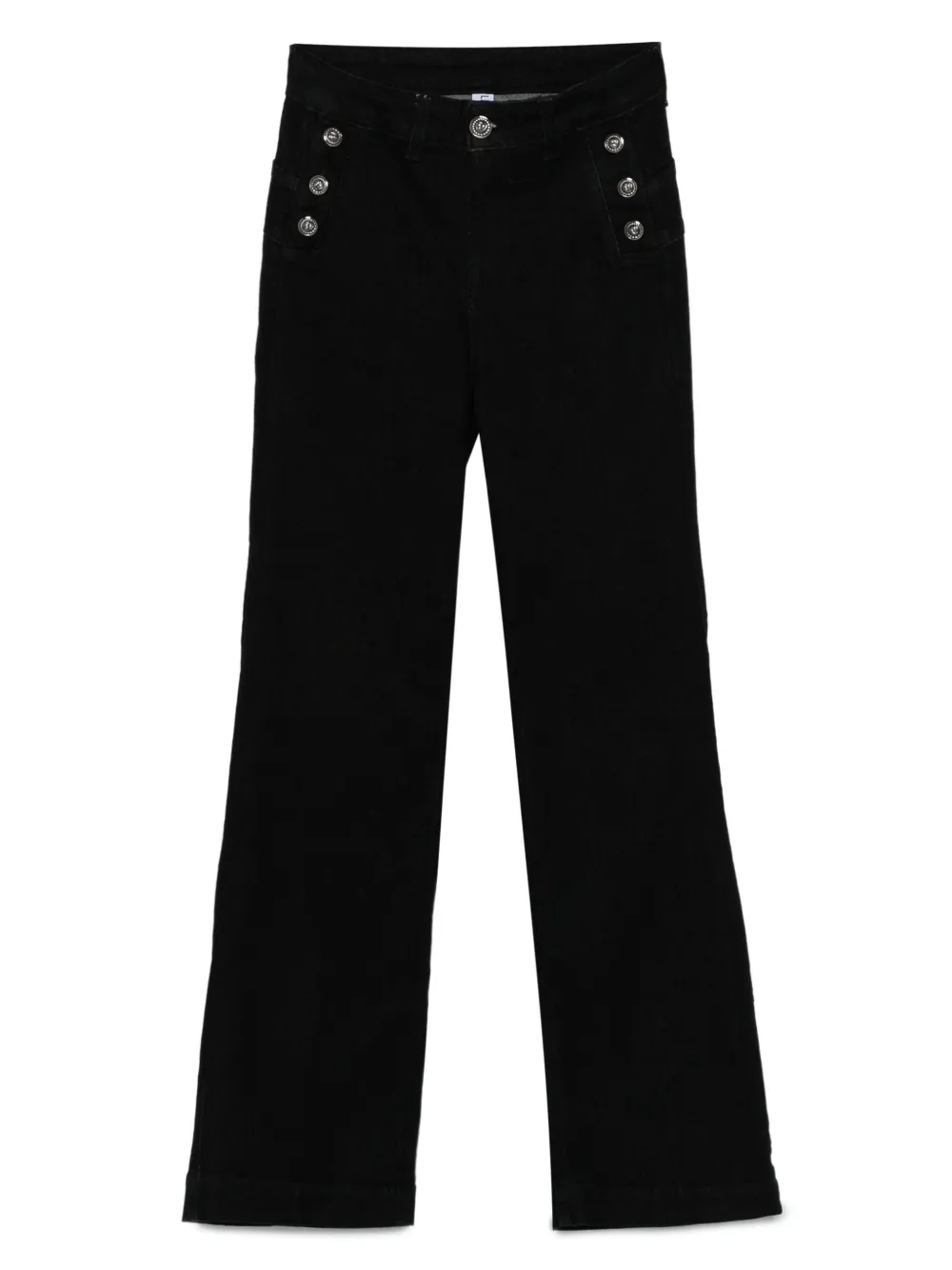 LIU JO button-detailed jeans Zwart