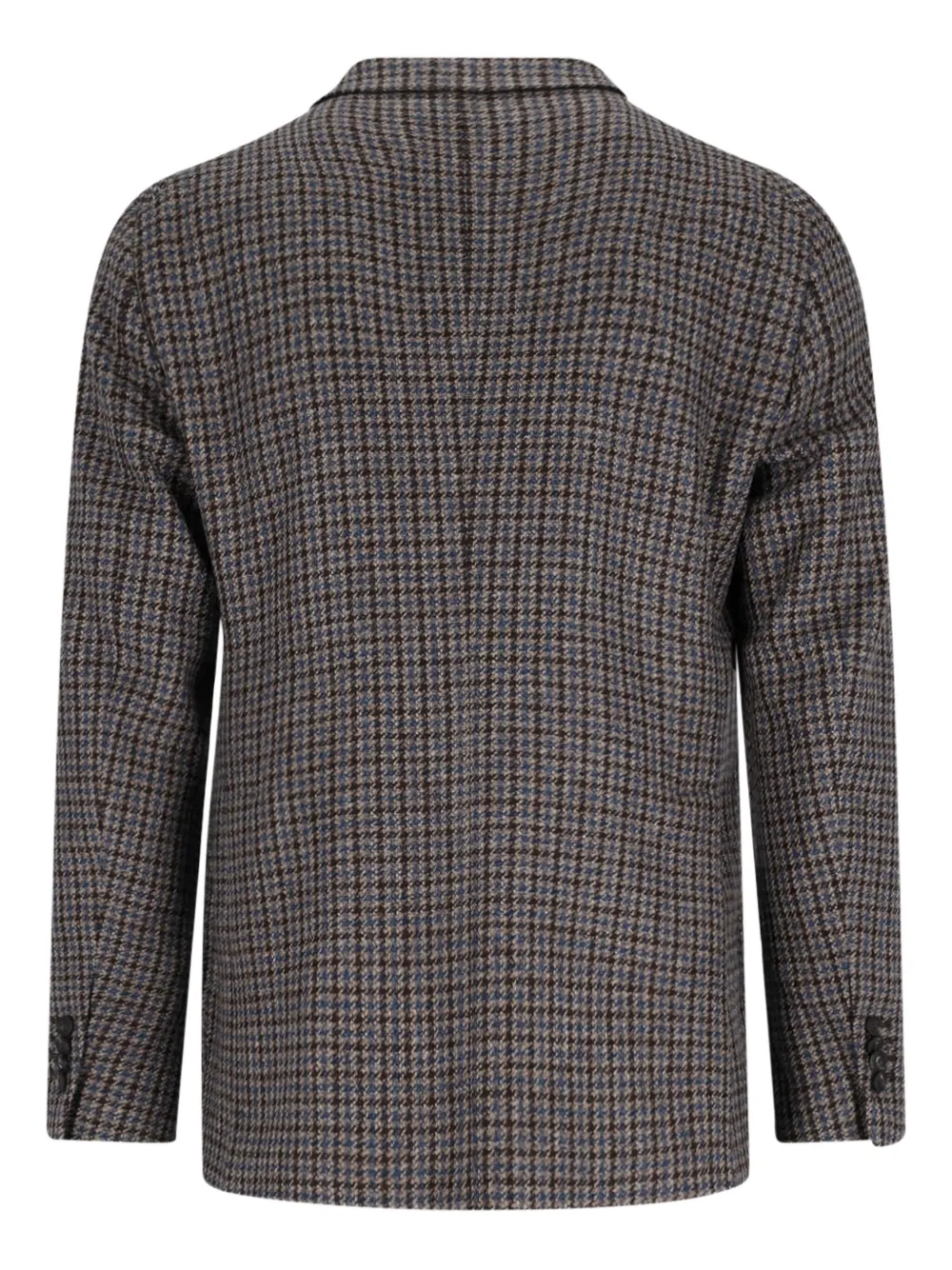 Tagliatore Blazer met pied-de-poule print Bruin