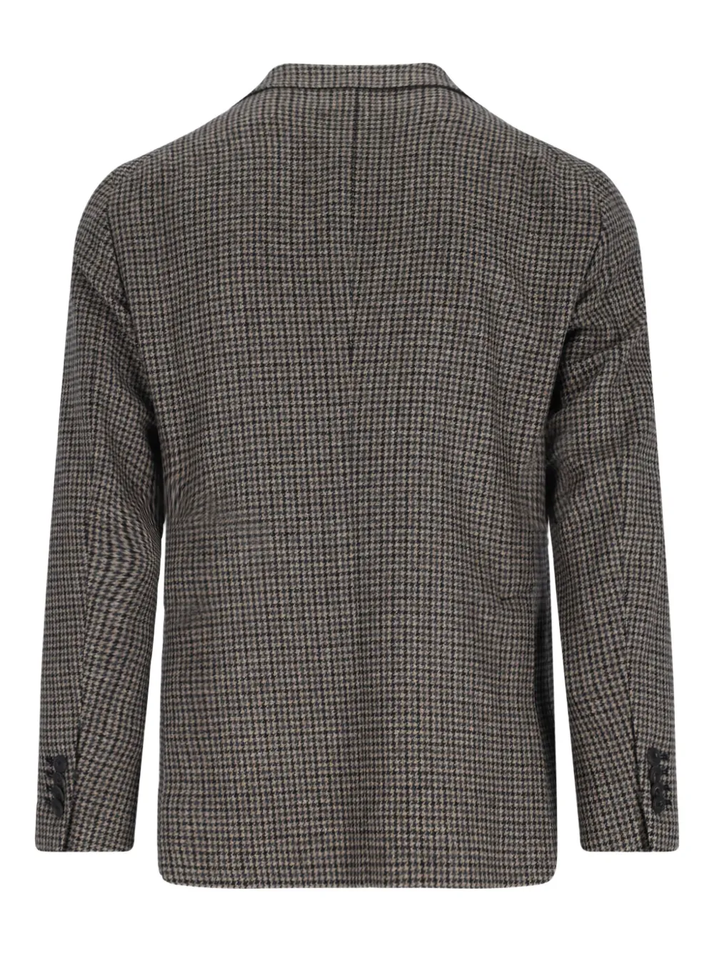 Tagliatore Blazer met pied-de-poule print Bruin