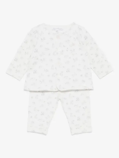 Tartine Et Chocolat set de pantalones con conejo estampado