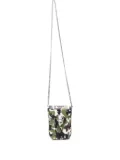 Miu Miu Pre-Owned 2010-2020s camouflage-pattern crystal-embellished phone case - Green