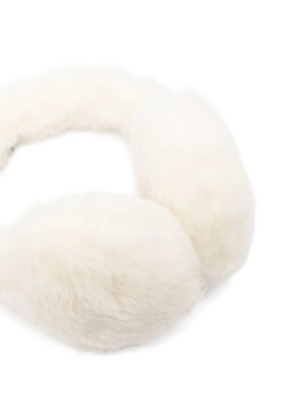 Max Mara fur earmuffs Wit