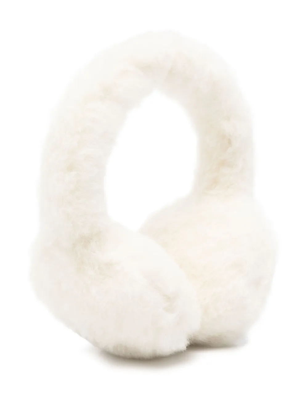Max Mara fur earmuffs Wit