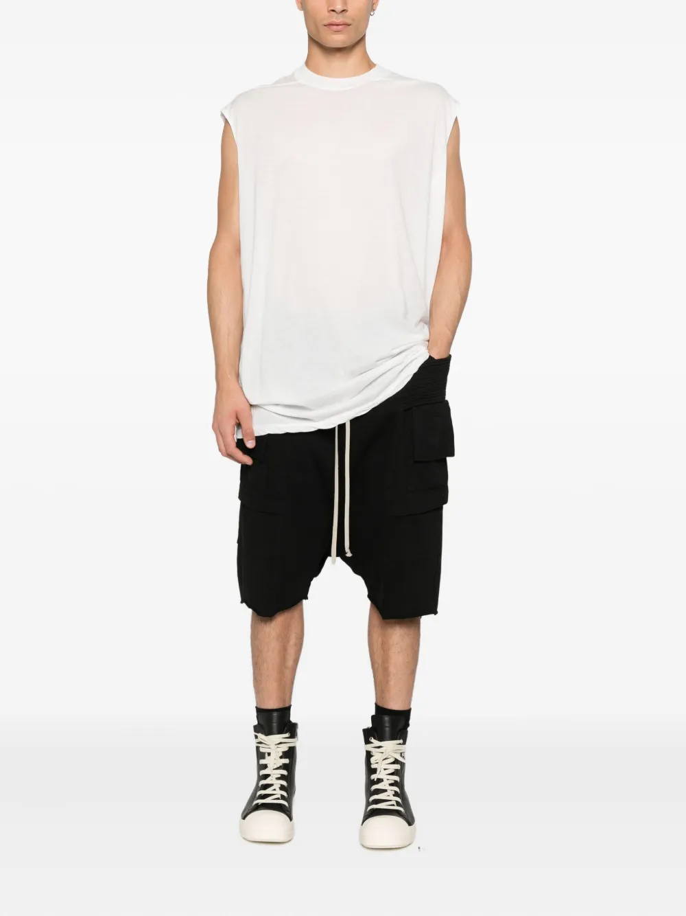 Rick Owens DRKSHDW Tarp T-shirt - Wit