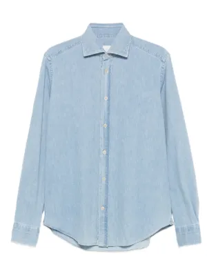 Brunello Cucinelli デニムシャツ | ブルー | FARFETCH JP