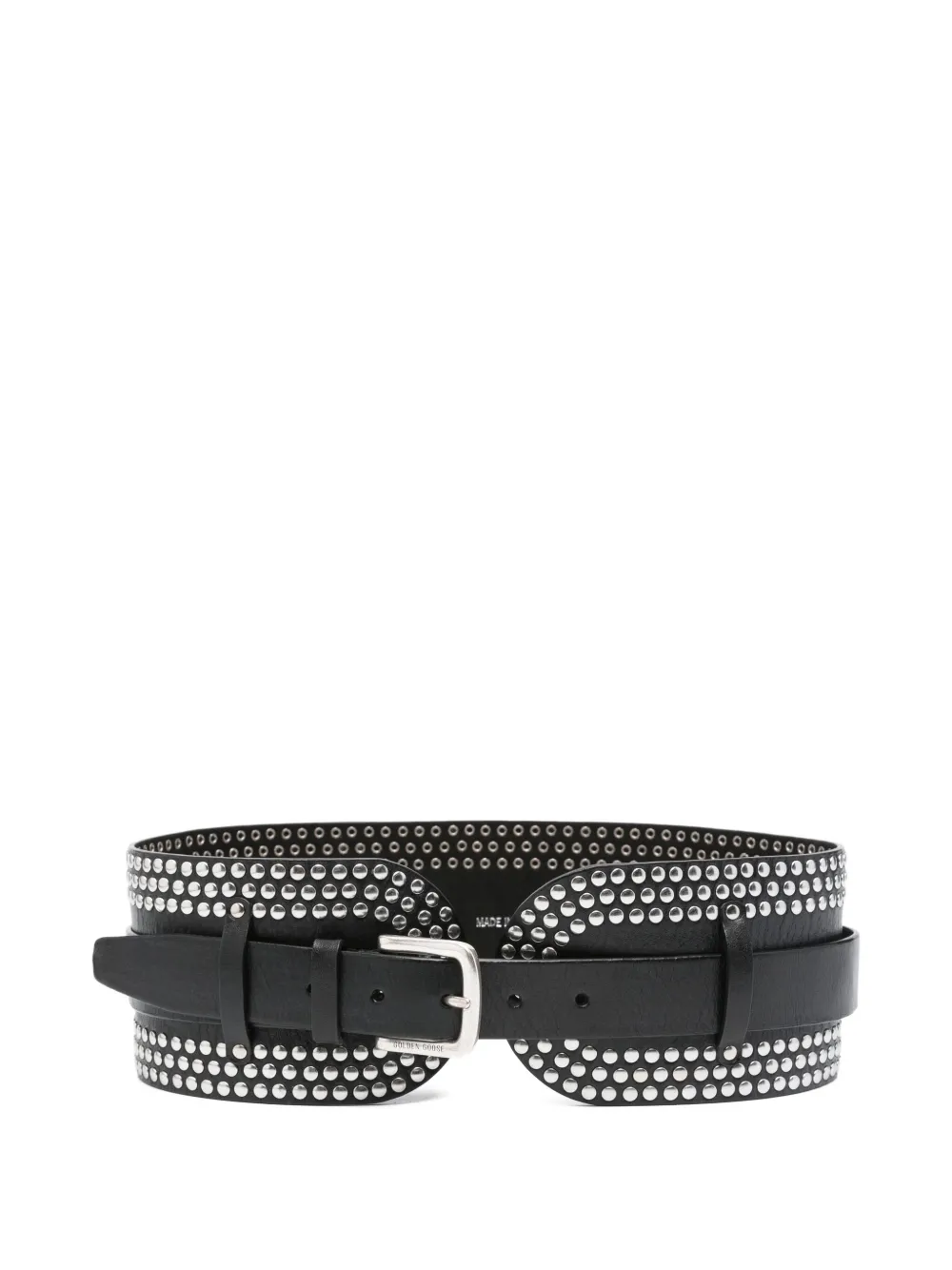 studded leather belt