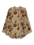 Uma Wang pomegranate-print shirt - Green