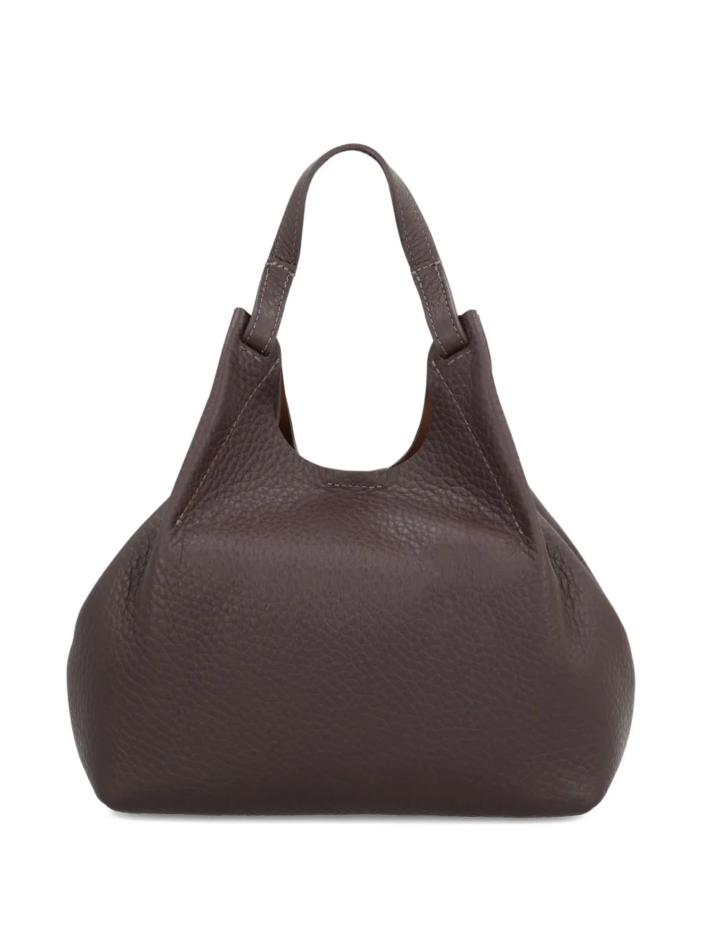 Gianni Chiarini Dua Leather Tote Bag In Brown
