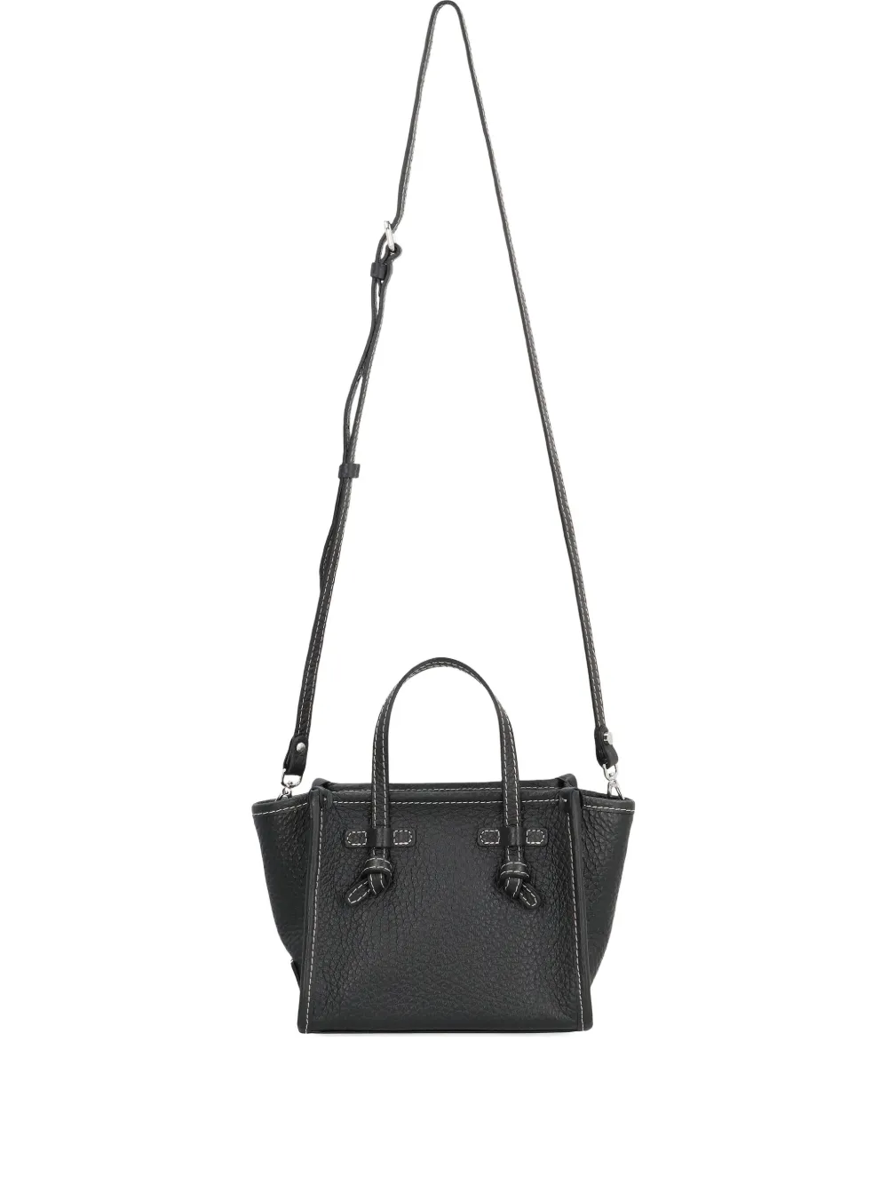 Gianni Chiarini Miss Marcella Leather Mini Handbag In Black
