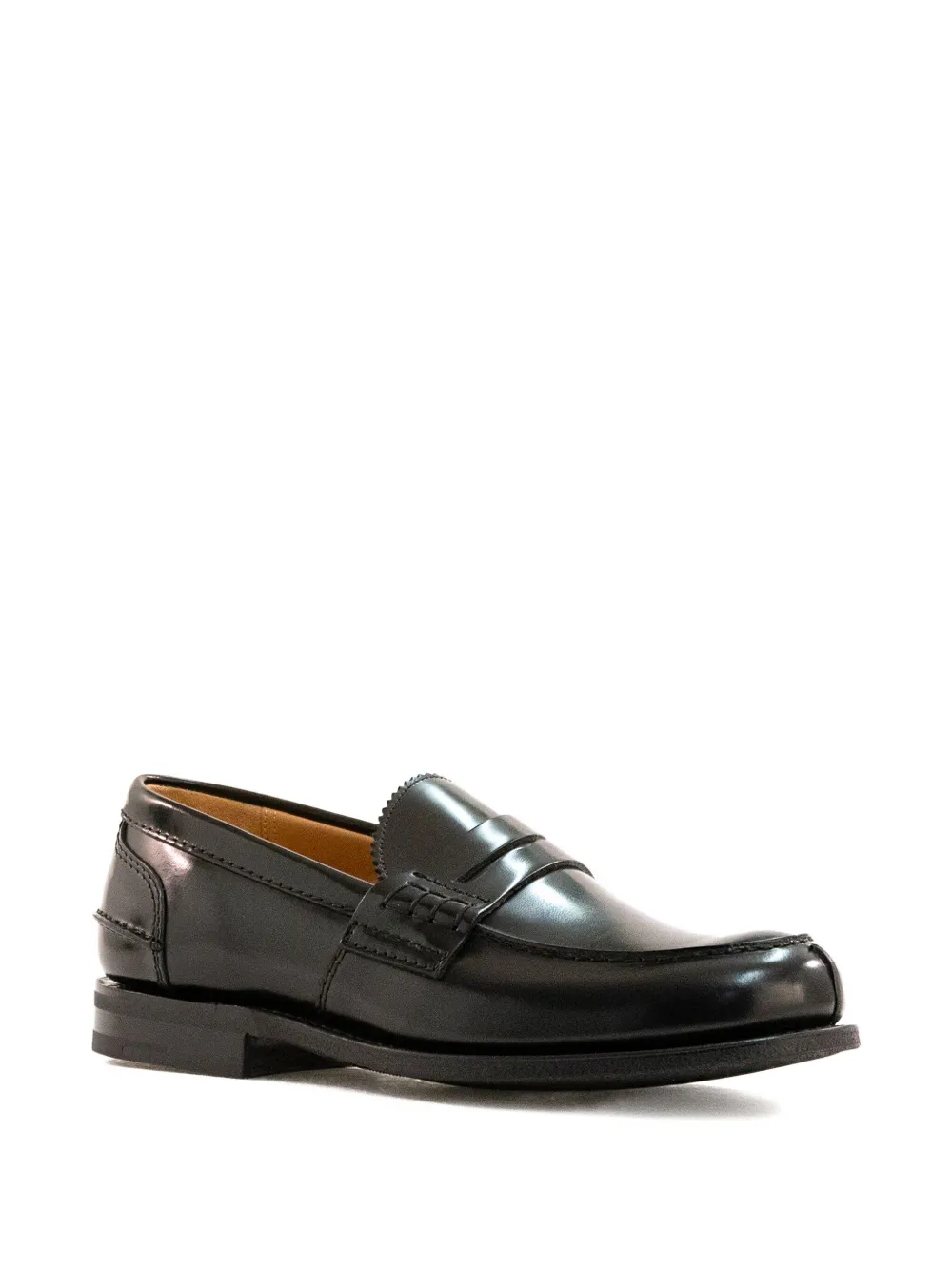 Church's penny-strap leather loafers - Zwart