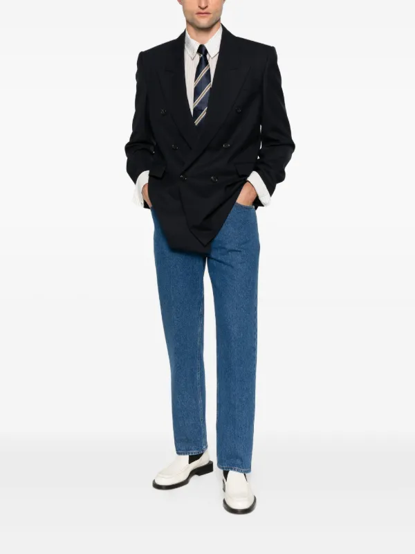 Saint Laurent ダブルジャケット | ブルー | FARFETCH JP
