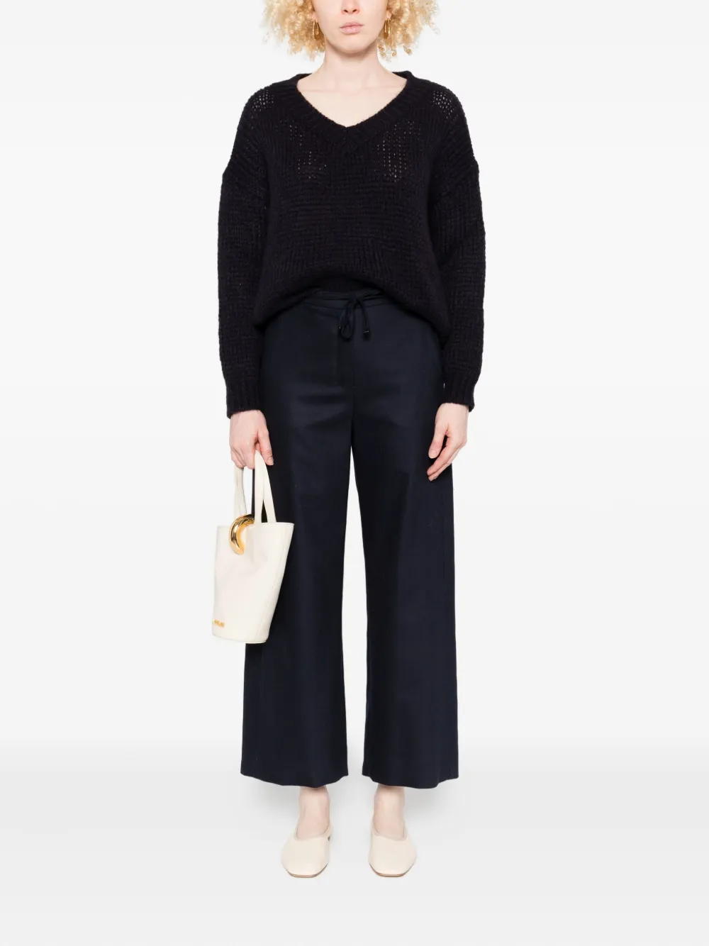'S Max Mara drawstring trousers - Blauw