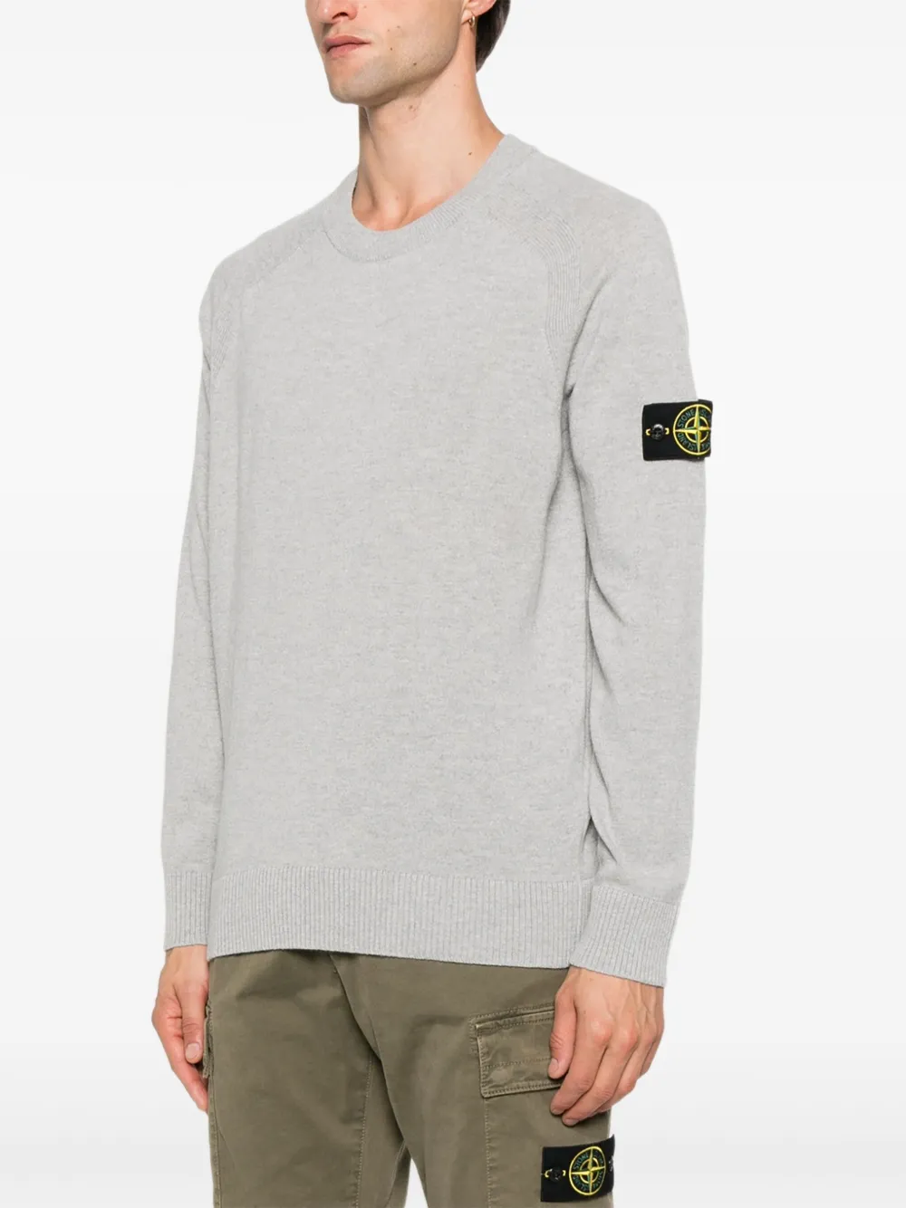 Stone Island Wollen trui Grijs