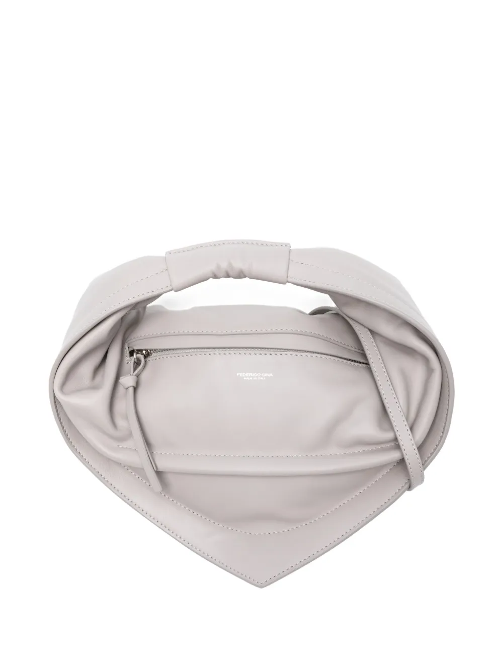 FEDERICO CINA logo-detail tote bag | Grey | Image 1