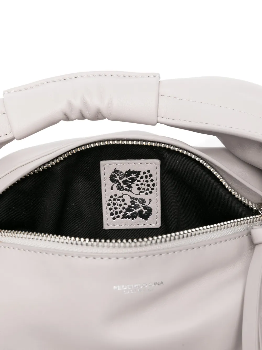 Federico Cina Midi Tortellino Tote Bag In Gray