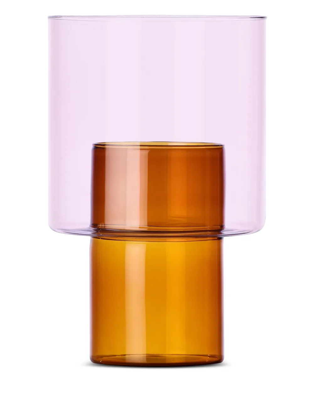Ichendorf Milano Stacked Cylinder Vase (13cm) In Pink