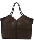 Hereu Calella corduroy tote bag - Brown
