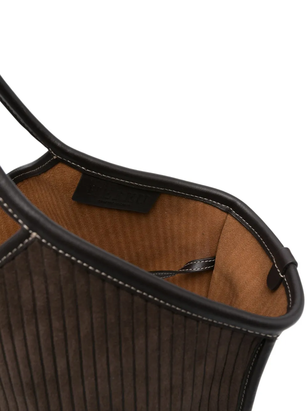 Hereu Calella corduroy tote bag Bruin