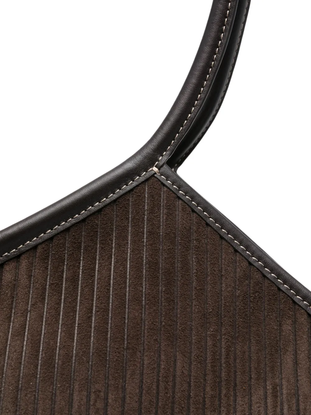 Hereu Calella corduroy tote bag Bruin