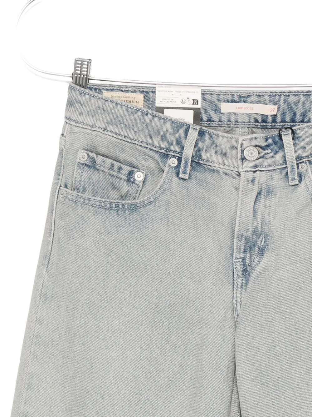 Levi's Jeans met logopatch Grijs