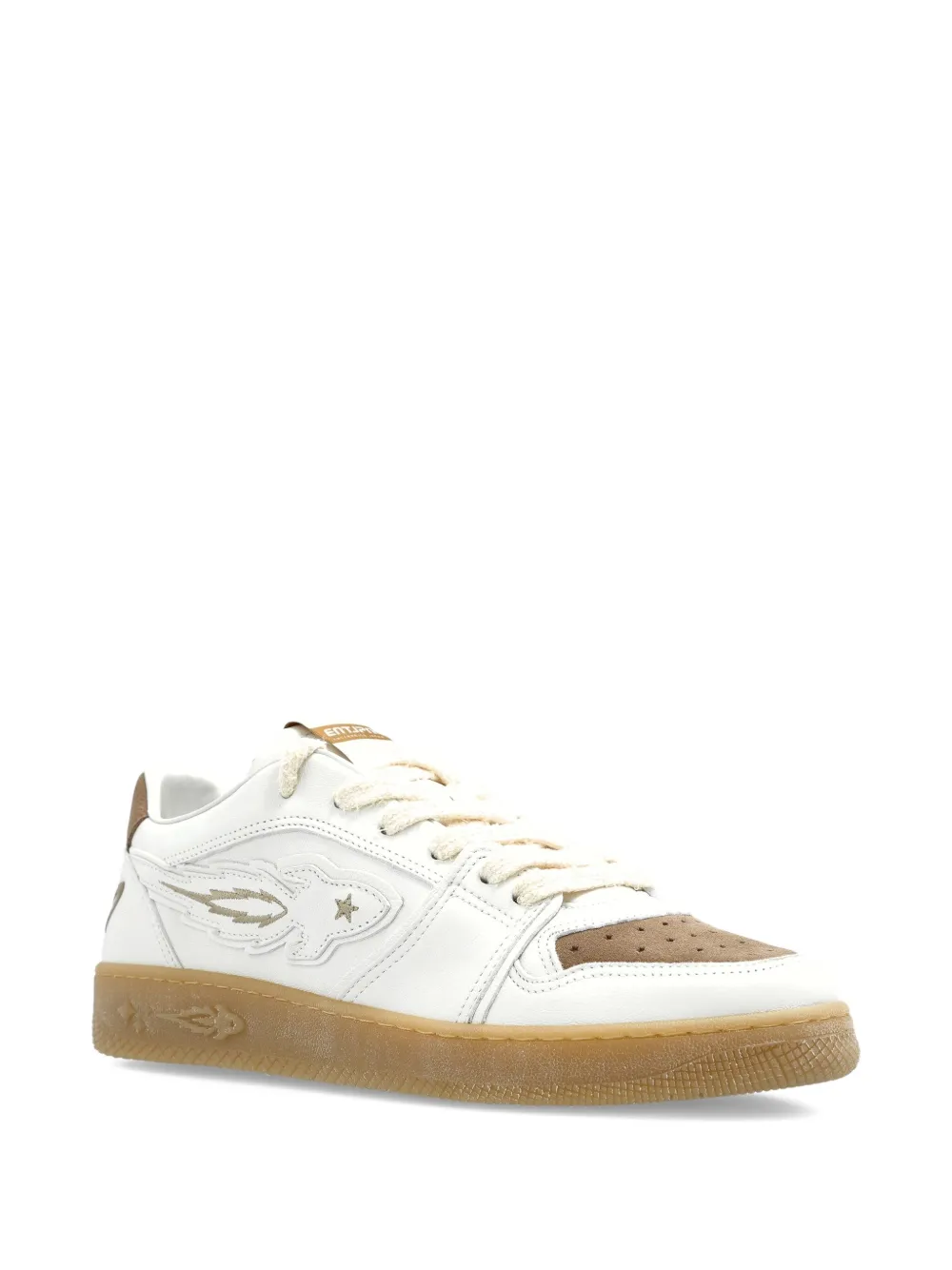 Enterprise Japan EJ EGG Rocket leather sneakers White
