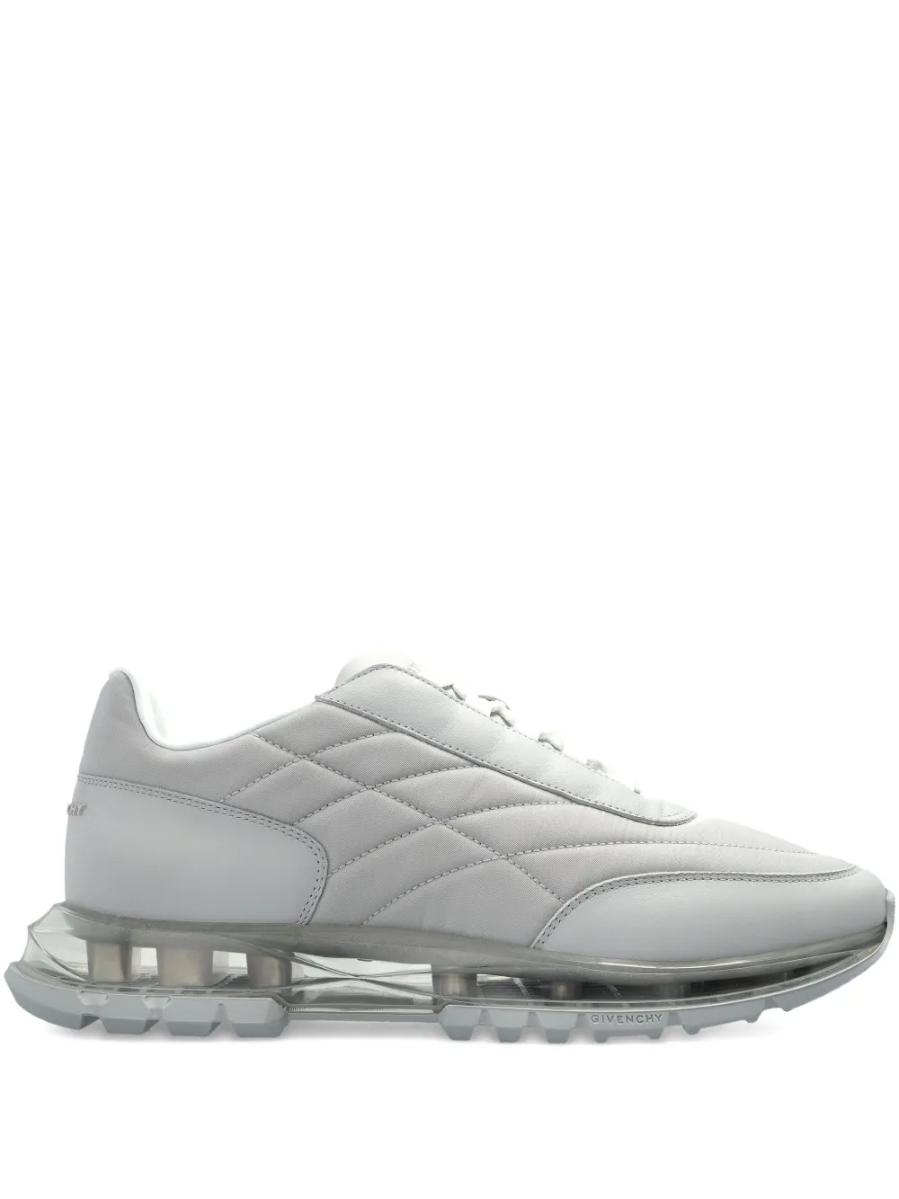 Givenchy quilted translucent-sole sneakers 030 GREY