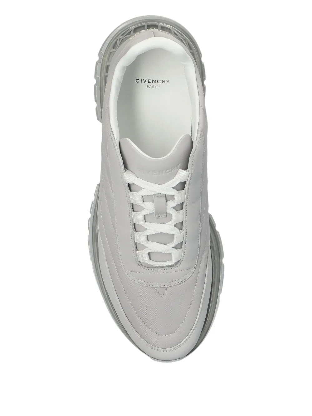 Givenchy quilted translucent-sole sneakers 030 GREY