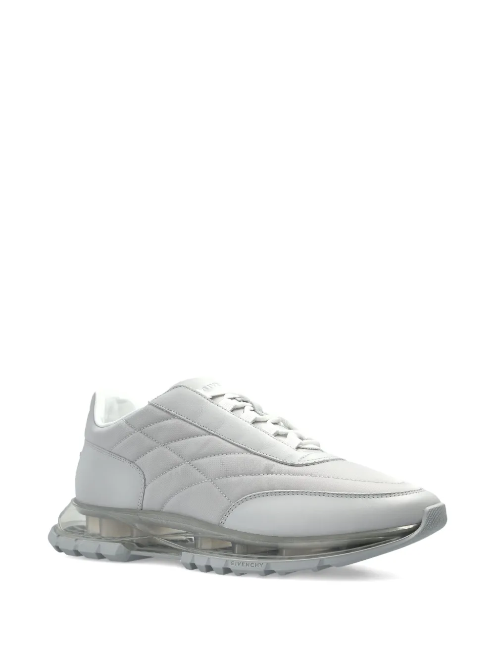 Givenchy quilted translucent-sole sneakers 030 GREY
